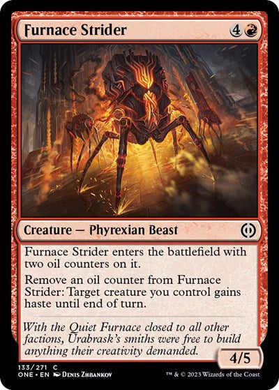 Furnace Strider (Phyrexia: All Will Be One) Light Play Foil