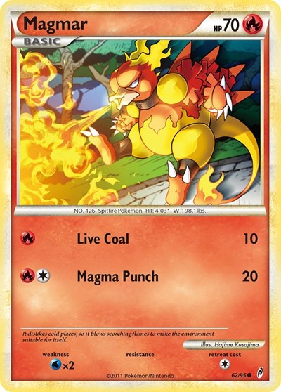 Magmar (Call of Legends) Damaged / Poor