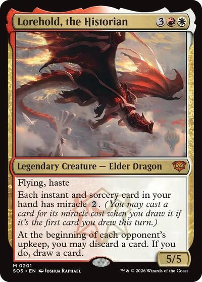 Lorehold, the Historian (Promo Pack: Secrets of Strixhaven) Light Play