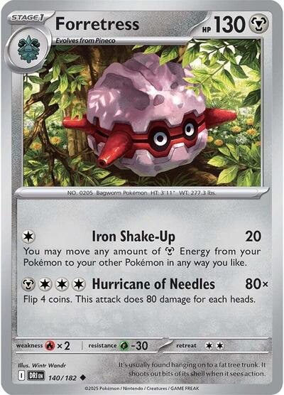 Forretress (SV10: Destined Rivals) Light Play