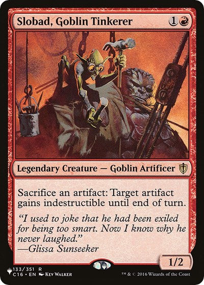 Slobad, Goblin Tinkerer (The List) Light Play