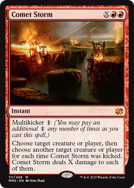 Comet Storm (Modern Masters 2015) Damaged / Poor