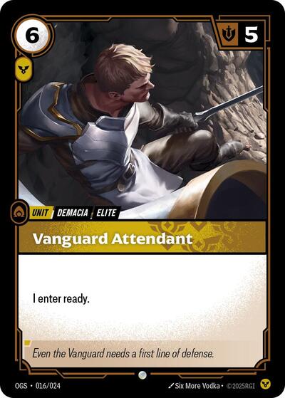 Vanguard Attendant (Origins: Proving Grounds) Light Play