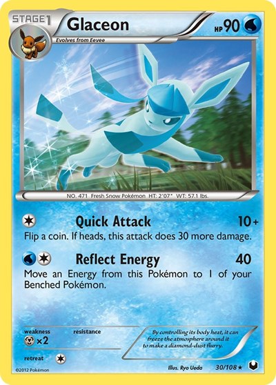 Glaceon (Dark Explorers) Light Play