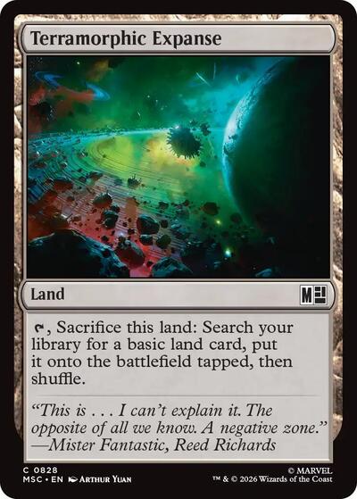 Terramorphic Expanse (0828) (Commander: Marvel Super Heroes) Light Play