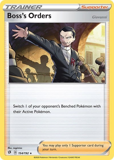 Boss's Orders - 154 (Deck Exclusives) Light Play