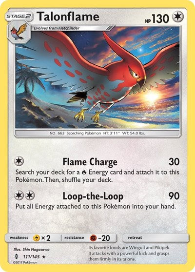 Talonflame (SM - Guardians Rising) Light Play