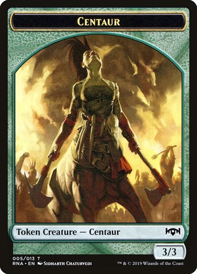 Centaur Token (Ravnica Allegiance) Light Play