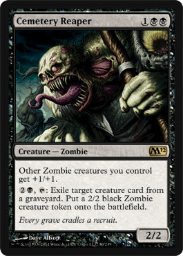 Cemetery Reaper (Magic 2012 Core Set) Light Play