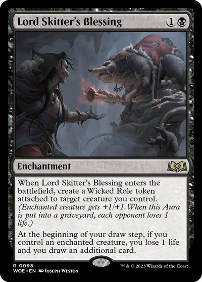 Lord Skitter's Blessing (Wilds of Eldraine) Light Play