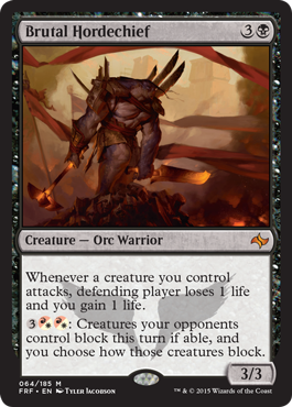 Brutal Hordechief (Fate Reforged) Light Play