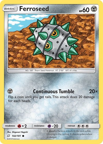 Ferroseed (SM - Team Up) Medium Play
