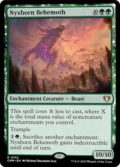 Nyxborn Behemoth (Commander Masters) Light Play