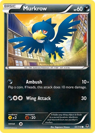 Murkrow (XY - Phantom Forces) Light Play