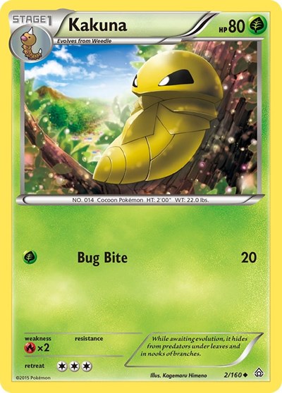 Kakuna (XY - Primal Clash) Light Play
