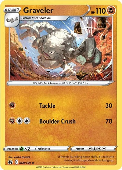 Graveler (Crown Zenith) Light Play