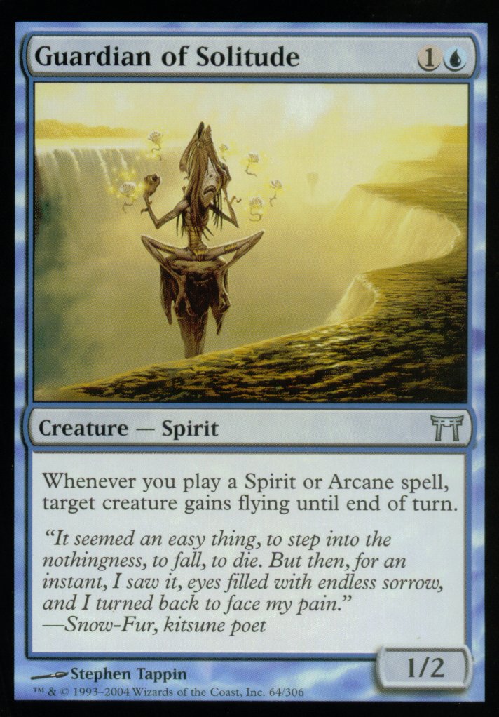 Guardian of Solitude (Champions of Kamigawa) Light Play