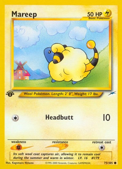 Mareep (Neo Destiny) Light Play 1st Edition
