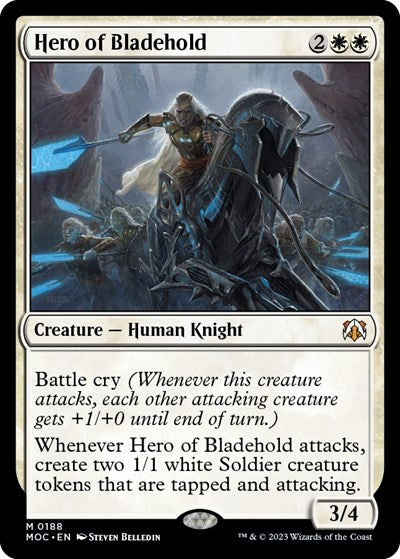 Hero of Bladehold (Commander: March of the Machine) Light Play