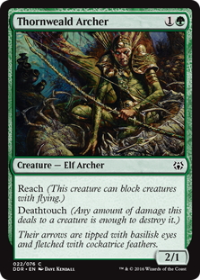 Thornweald Archer (Duel Decks: Nissa vs Ob Nixilis) Light Play