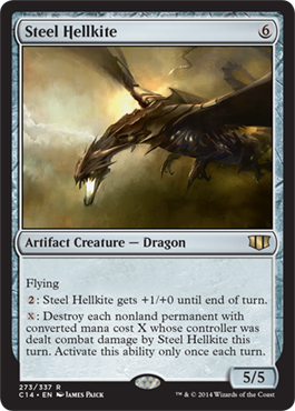 Steel Hellkite (Commander 2014 Edition) Light Play