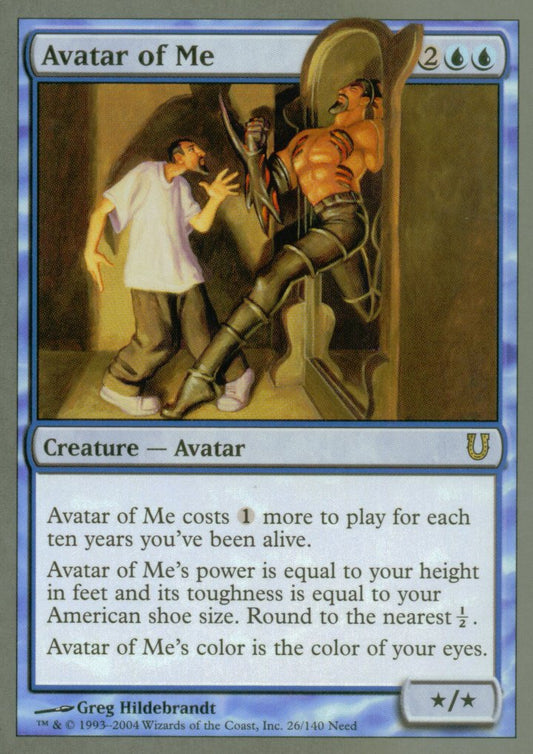 Avatar of Me (Unhinged) Light Play