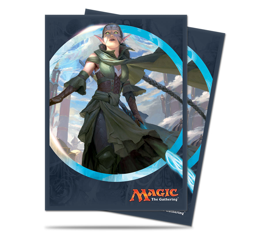 Ultra Pro - Kaladesh Nissa, Vital Force Standard Deck Protector sleeve for Magic 80ct