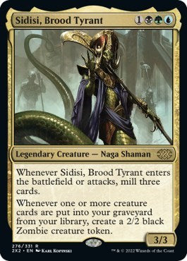 Sidisi, Brood Tyrant (Double Masters 2022) Light Play Foil