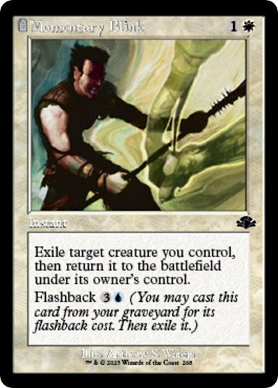 Momentary Blink (Retro Frame) (Dominaria Remastered) Light Play Foil