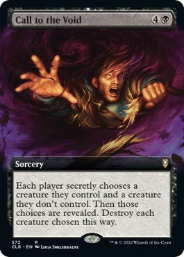 Call to the Void (Extended Art) (Commander Legends: Battle for Baldur's Gate) Light Play