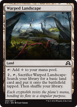 Warped Landscape (Shadows Over Innistrad) Light Play