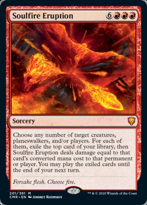 Soulfire Eruption (Commander Legends) Light Play