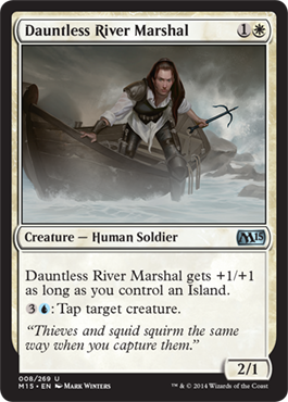 Dauntless River Marshal (Magic 2015 Core Set) Light Play Foil
