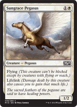 Sungrace Pegasus (Magic 2015 Core Set) Light Play
