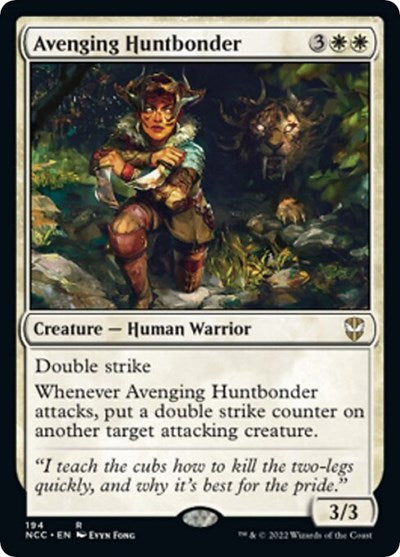 Avenging Huntbonder (Commander: Streets of New Capenna) Light Play