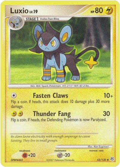 Luxio (Diamond and Pearl) Medium Play