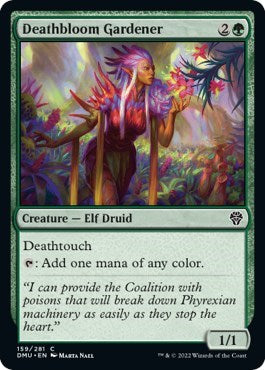 Deathbloom Gardener (Dominaria United) Light Play
