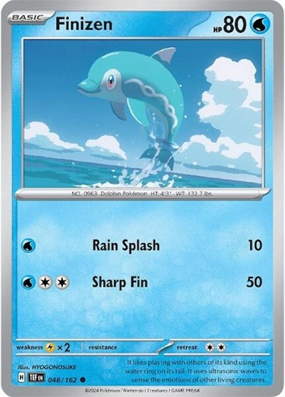 Finizen (SV05: Temporal Forces) Light Play Reverse Holofoil