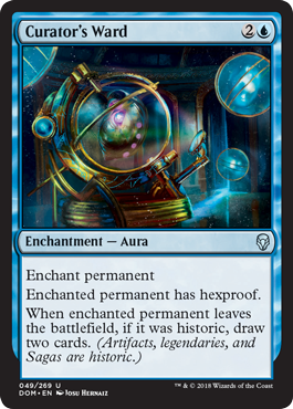 Curator's Ward (Dominaria) Light Play Foil