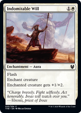 Indomitable Will (Theros Beyond Death) Light Play