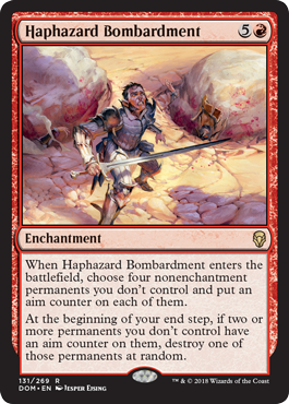 Haphazard Bombardment (Dominaria) Light Play