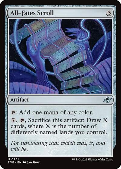 All-Fates Scroll (Edge of Eternities) Light Play