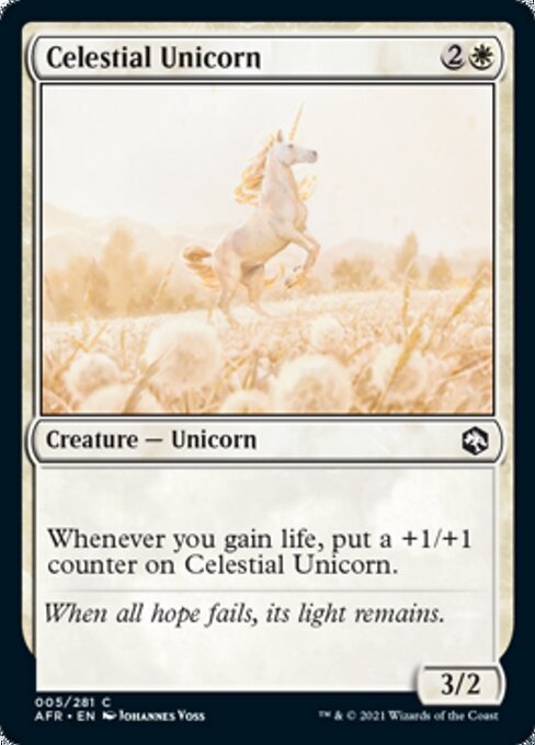 Celestial Unicorn (Adventures in the Forgotten Realms) Light Play