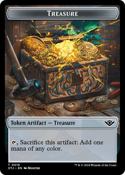 Treasure Token (Outlaws of Thunder Junction) Light Play