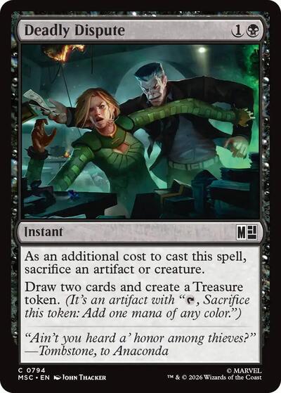Deadly Dispute (Commander: Marvel Super Heroes) Light Play