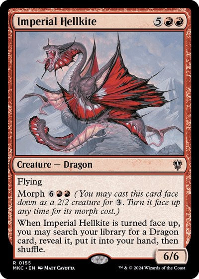 Imperial Hellkite (Commander: Murders at Karlov Manor) Light Play