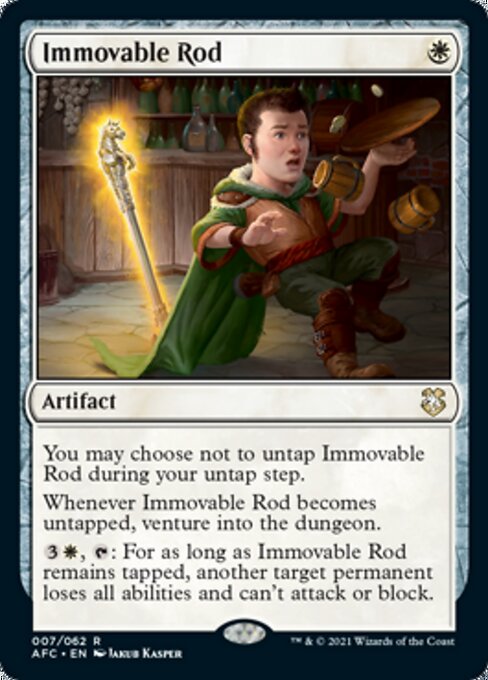Immovable Rod (Commander 2021 Forgotten Realms) Light Play