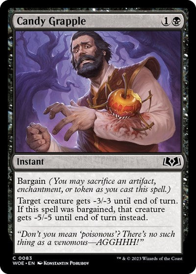 Candy Grapple (Wilds of Eldraine) Light Play Foil