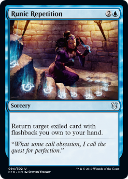 Runic Repetition (Commander 2019) Light Play