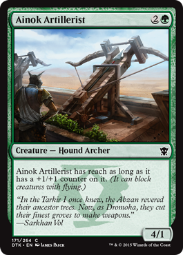 Ainok Artillerist (Dragons of Tarkir) Light Play